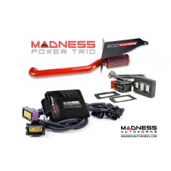 FIAT 500 ABARTH MADNESS Power Trio (Red) - Engine Module, GOPedal & Intake Combo (Pre 2015)